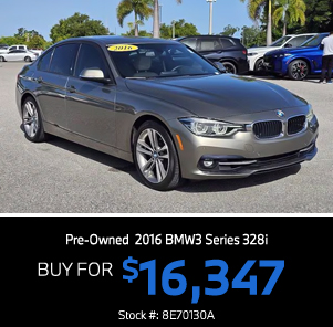 Pre-Owned 2016 BMW 3 Series