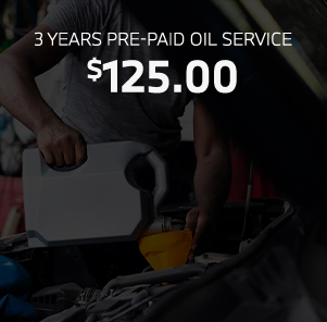 3 years Pre-paid oil service