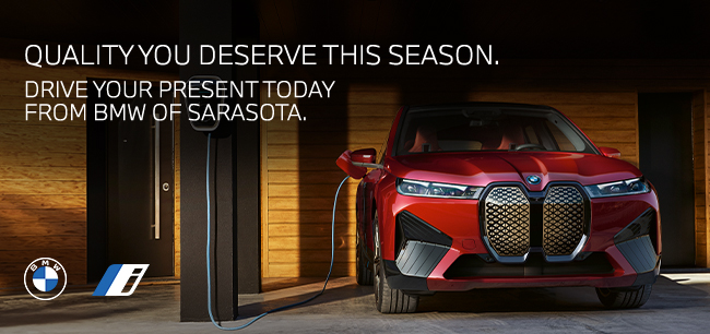 Quality you deserve this season - drive your present today from BMW of Sarasota
