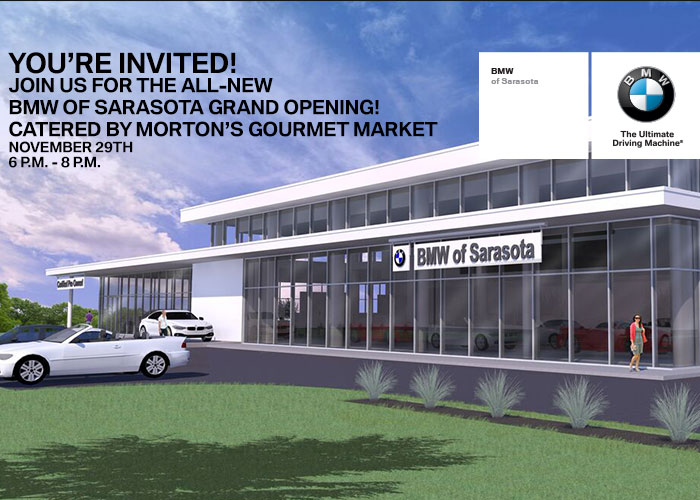 Join us for the Grand Opening Event of the all-new BMW of Sarasota