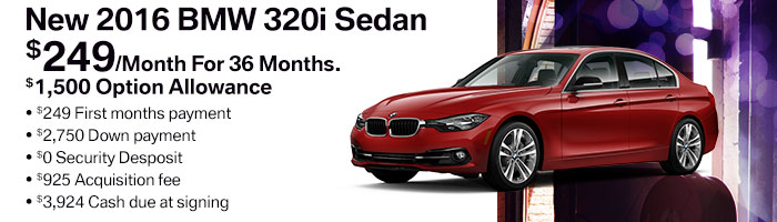 New 2016 BMW 320i SEDAN