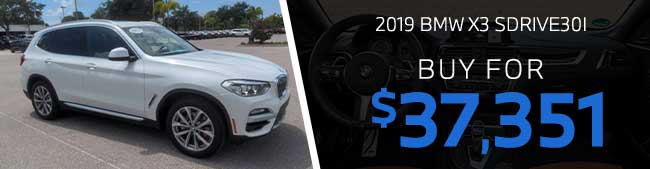 2019 BMW X3 sdrive30i
