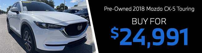 special offer on pre-owned vehicles