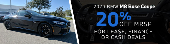 2020 BMW M8 Base Coupe