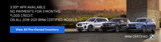BMW CPO models
