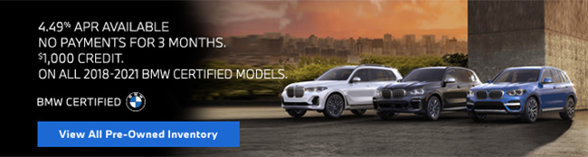 BMW CPO models