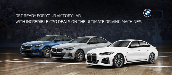 Get ready for your victory lap - with incredible CPO deals on the ultimate driving machine