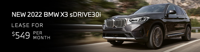 2022 BMW X3 sDRIVE30i