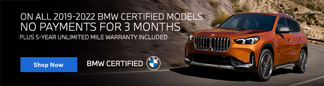 special offer on BMW certified models