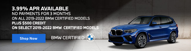 special offer on BMW certified models