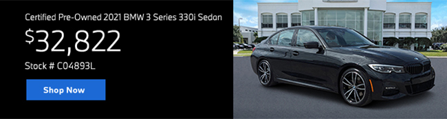 Certified Pre-Owned 2021 BMW 3 Series 330i Sedan