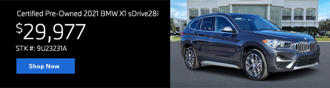 Certified Pre-Owned 2021 BMW X1 sDRIVE28i