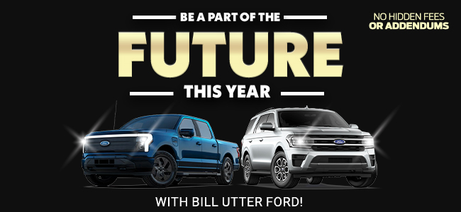 Be part of the future this year with Bill Utter Ford