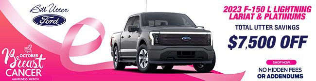 At Bill Utter Ford F-150 lightning offer