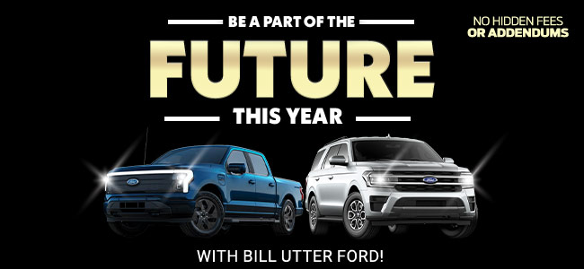 Be part of the future this year with Bill Utter Ford