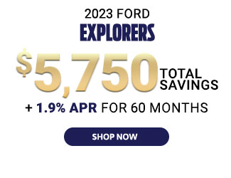 2023 Ford Explorers offer