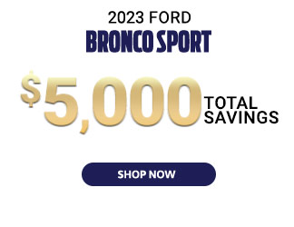 2023 Ford Bronco Sports offer