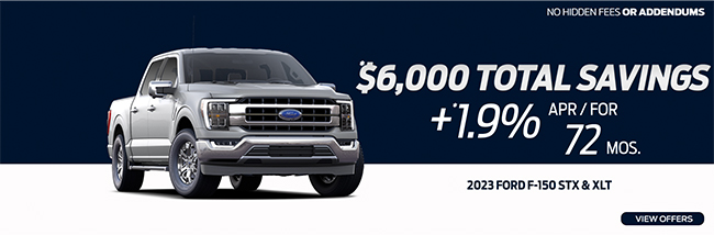 2023 Ford F-150 lease special offer