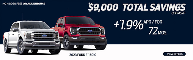 2023 Ford F-150 lease special offer