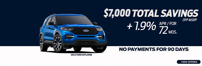 Ford Explorer lease special