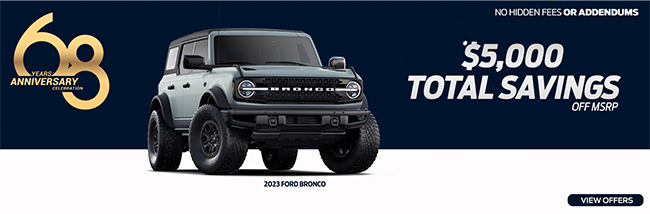 2023 Ford Bronco lease special offer