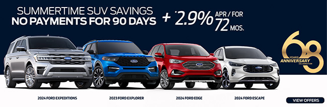 summertime SUV savings offers