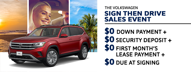 The Volkswagen Sign then drive event - 0 deal