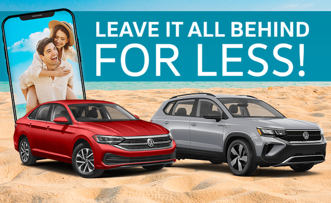 Leave it all behind for less at Boast Volkswagen