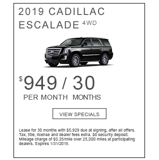 New 2019 Cadillac Escalade