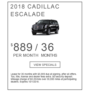 New 2018 Cadillac Escalade