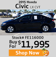 2015 Honda Civic LX CVT