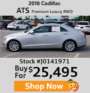 2018 Cadillac ATS Premium Luxury RWD