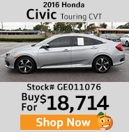 2016 Honda Civic Touring CVT