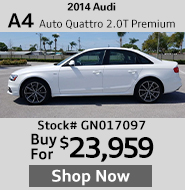 2014 Audi A4 Auto Quattro 2.0T Premium