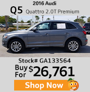 2016 Audi Q5 Quattro 2.0T Premium