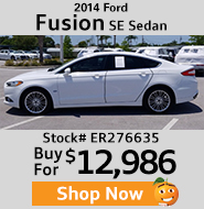  2014 Ford Fusion SE Sedan