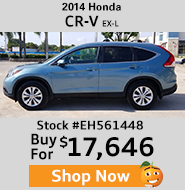 2014 Honda CR-V EX-L buy for $17,646