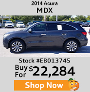 2014 Acura MDX buy for $22,284