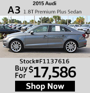 2015 Audi A3 1.8T Premium Plus Sedan