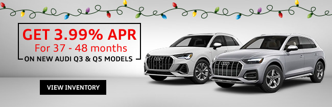 get 3.99% APR for 72 months on new 2022 Audi vehicles