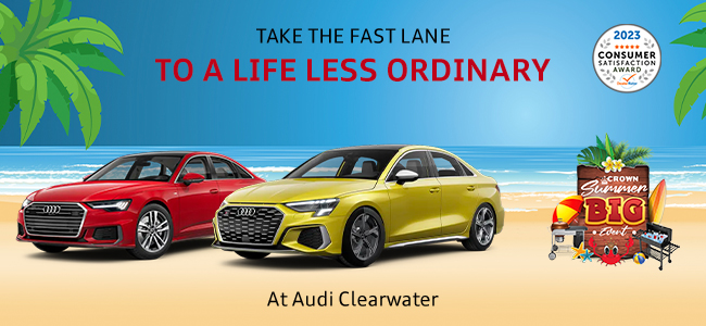 Take the fast lane to a life less ordinary - at Audi Clearwater