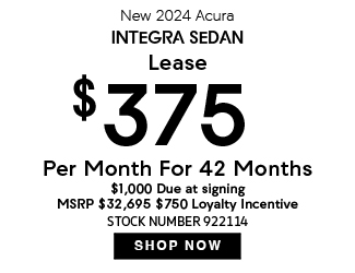 2024 Acura Integra Sedan Offer