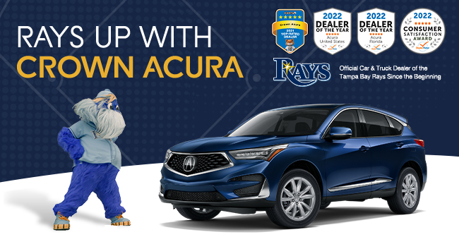 Rays up with Crown Acura