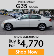 2004 Infiniti G35 Sedan buy for $4,770