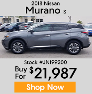 2018 Nissan Murano S buy for $21,987
