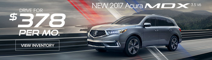 New 2017 Acura MDX 3.5 V6