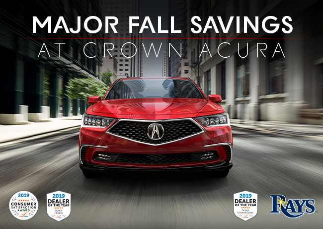 Major Fall Savings At Crown Acura
