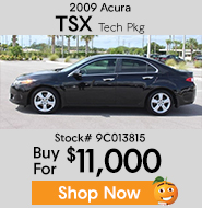 2009 Acura TSX Tech Pkg