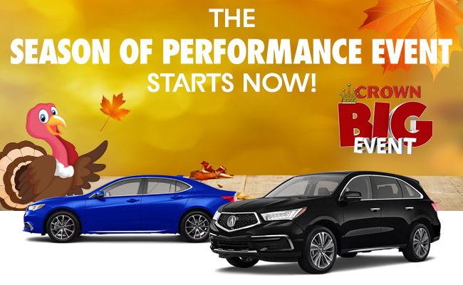 the season of performance event starts now