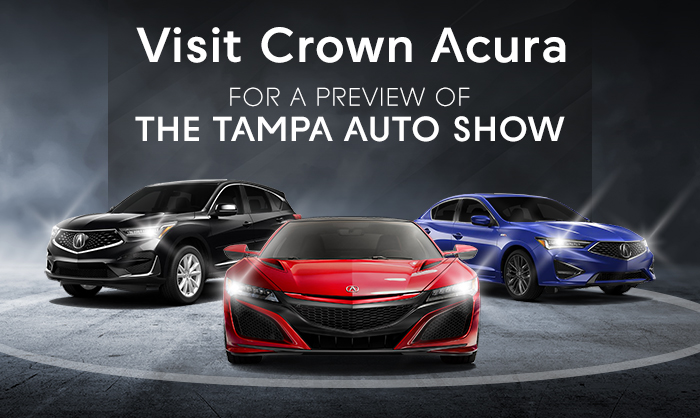 Visit Crown Acura For A Preview Of The Tampa Auto Show